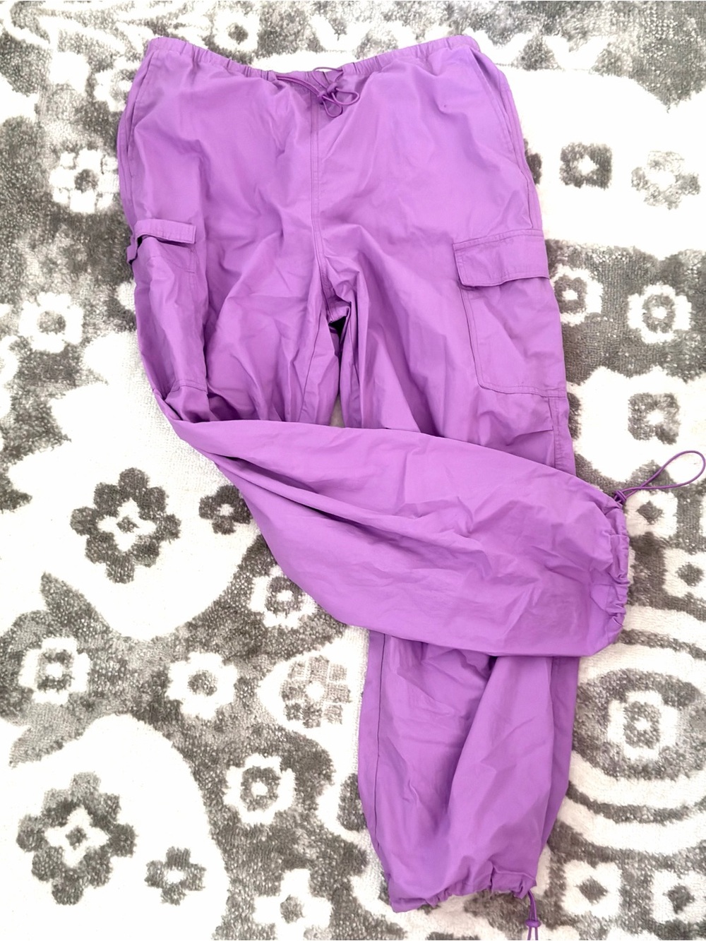 wild fable Lavender Purple Cargo parachute Pants